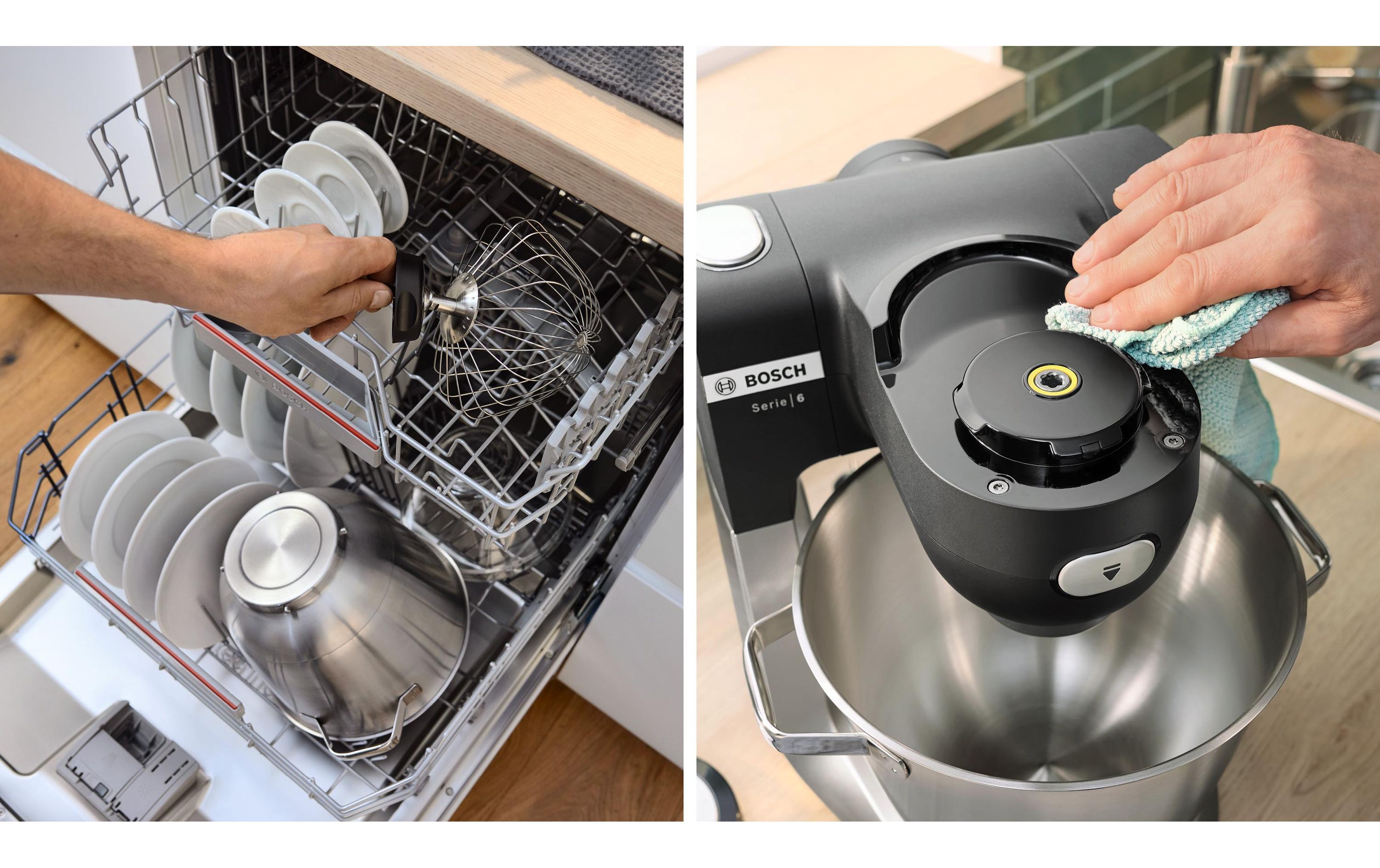 Bosch Küchenmaschine Serie 6 MUMS6ZS17 Edelstahl/Schwarz Bosch Küchenmaschine Serie 6 MUMS6ZS17 Edelstahl/Schwarz