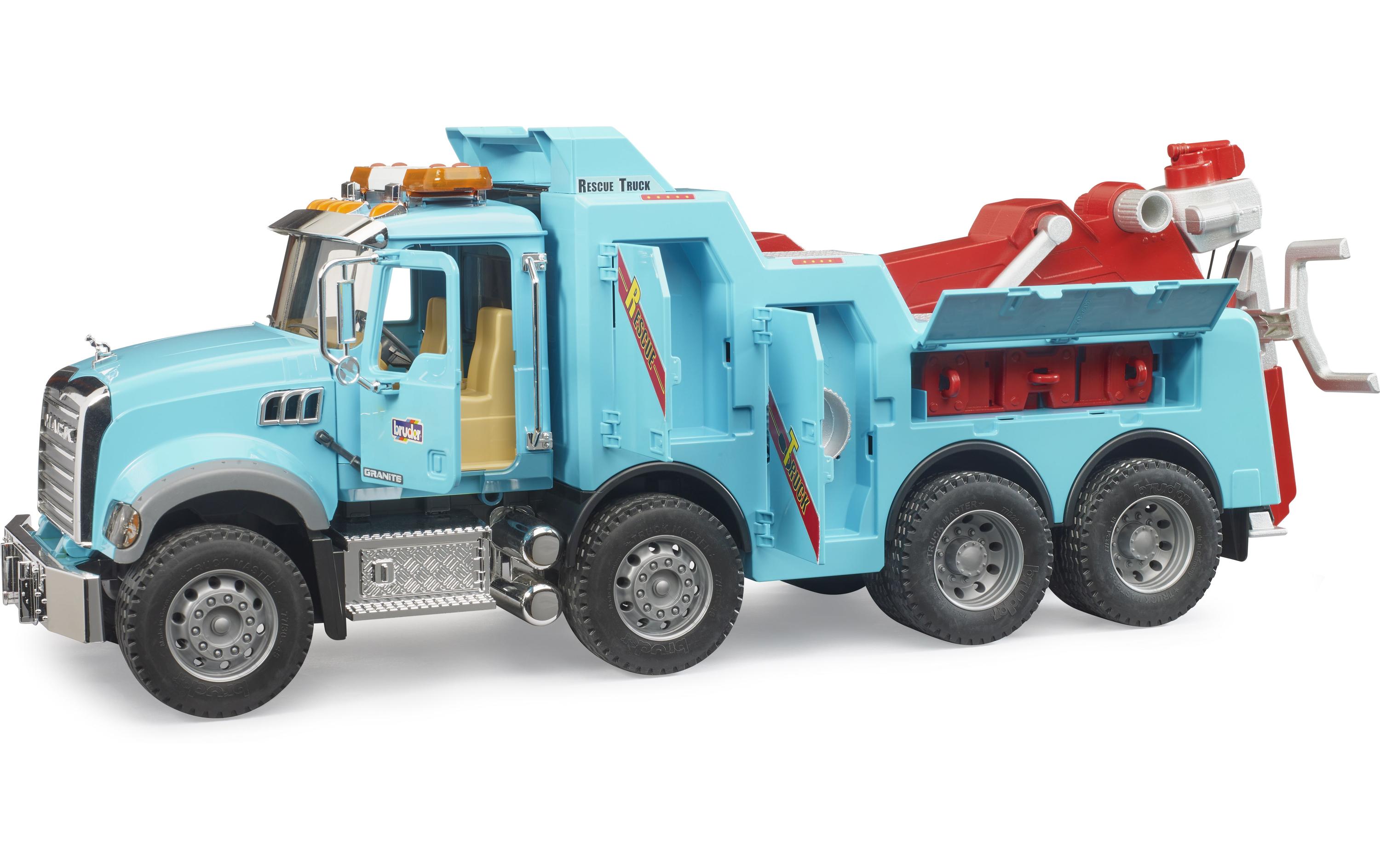 Bruder Spielwaren MACK Granite Abschlepp-LKW