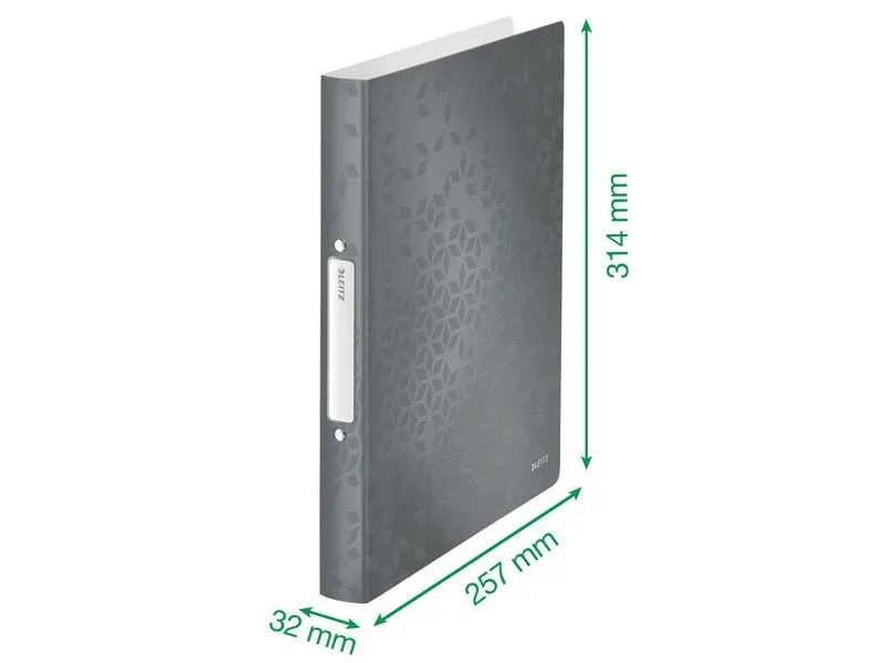 Leitz Ringbuch WOW A4, 2.5 cm, Rot