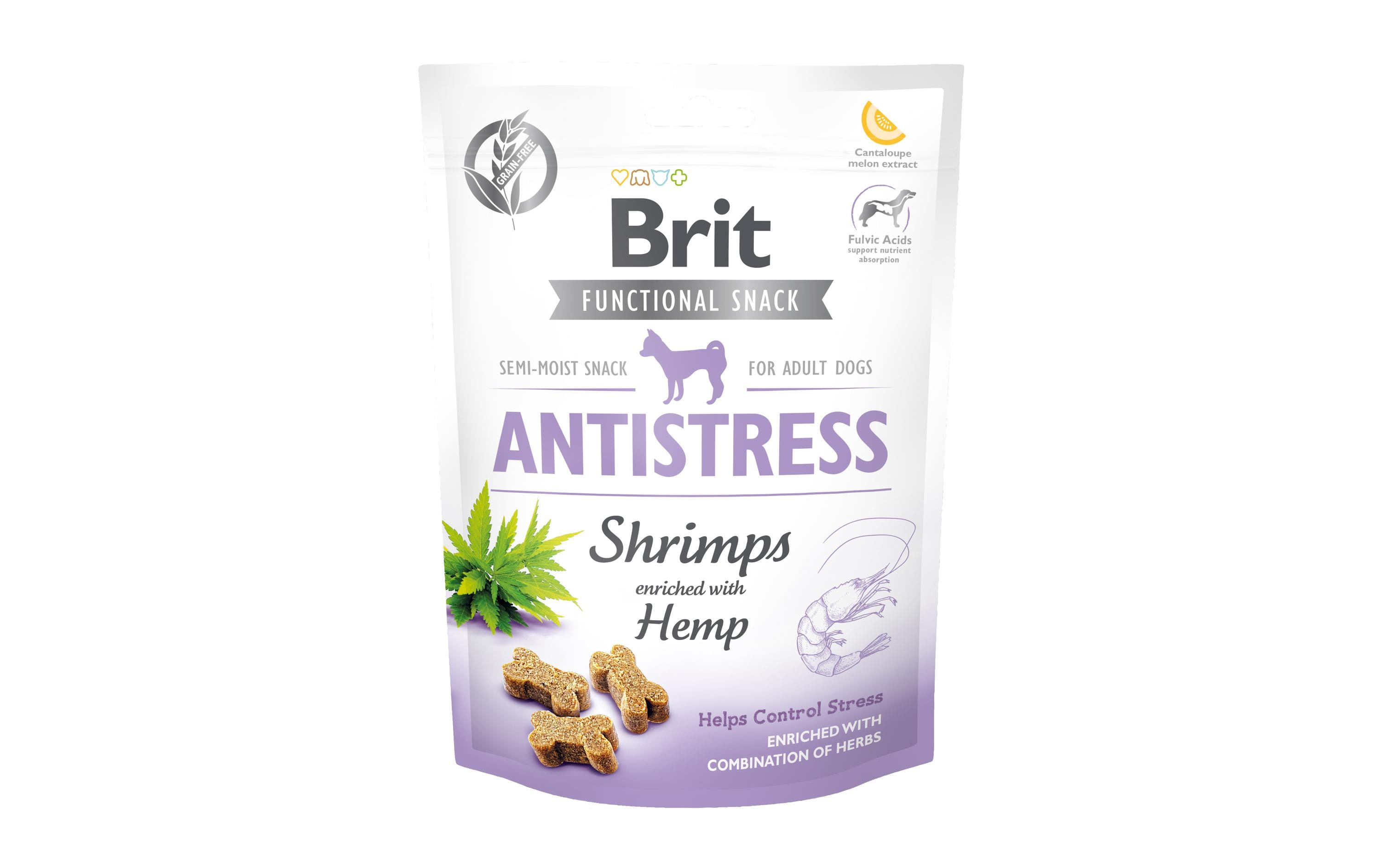 Brit Snack Dog Antistress Shrimps, 150 g