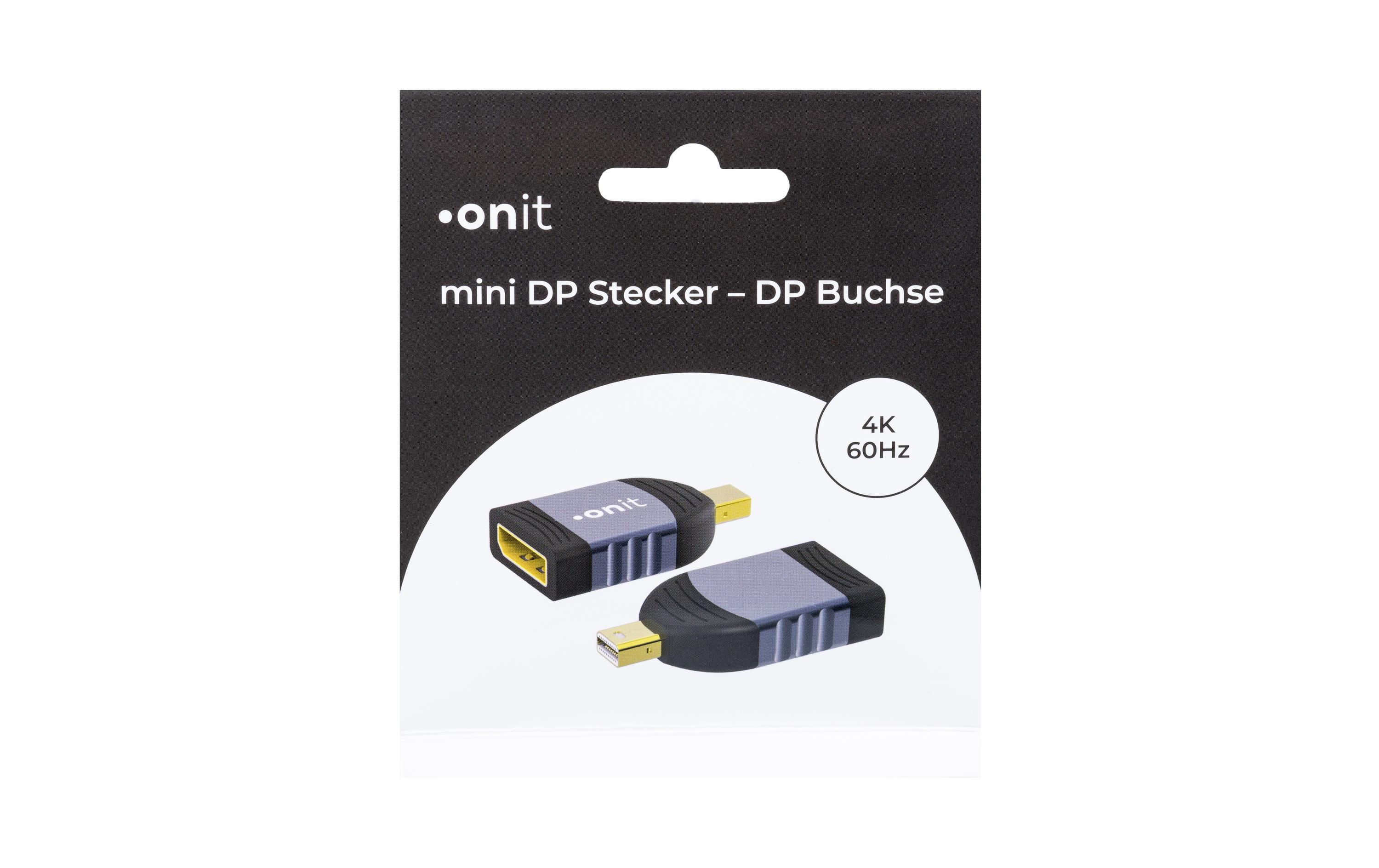 onit Adapter Mini-DisplayPort - DisplayPort, 1 Stück