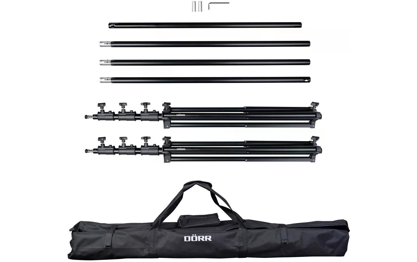 Dörr Hintergrundsystem Heavy Weight 2.1 m - 4.2 m (B) x 3.9 m (H)