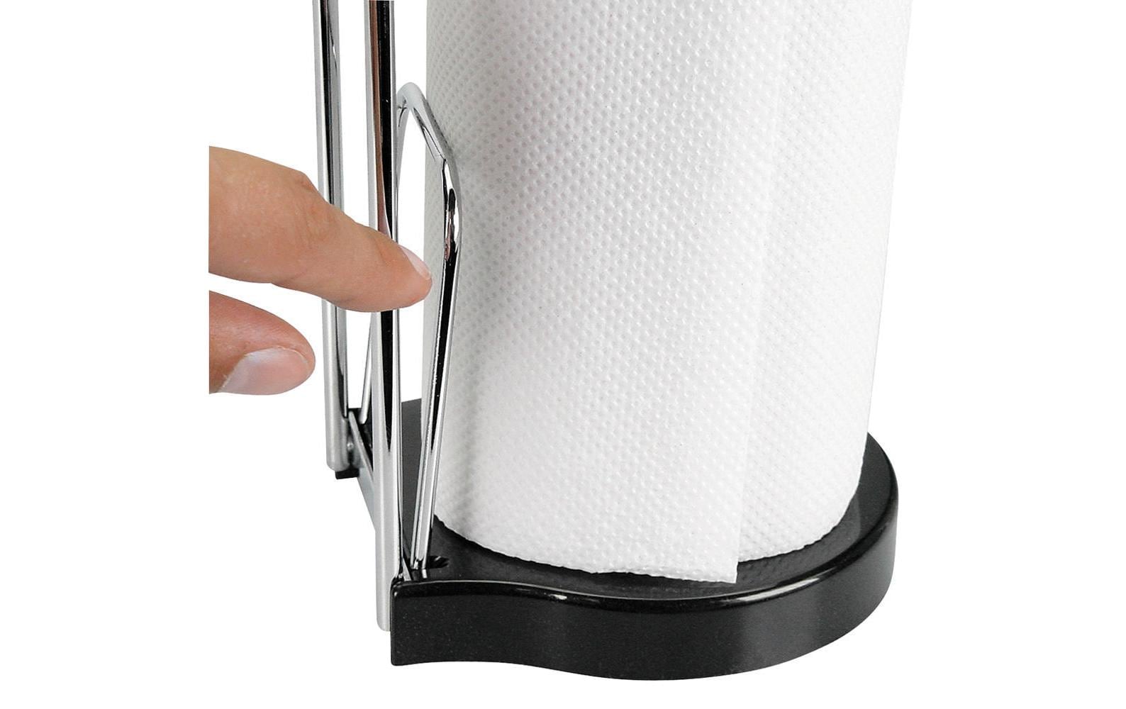 Brabantia Küchenrollenhalter Schwarz/Silber