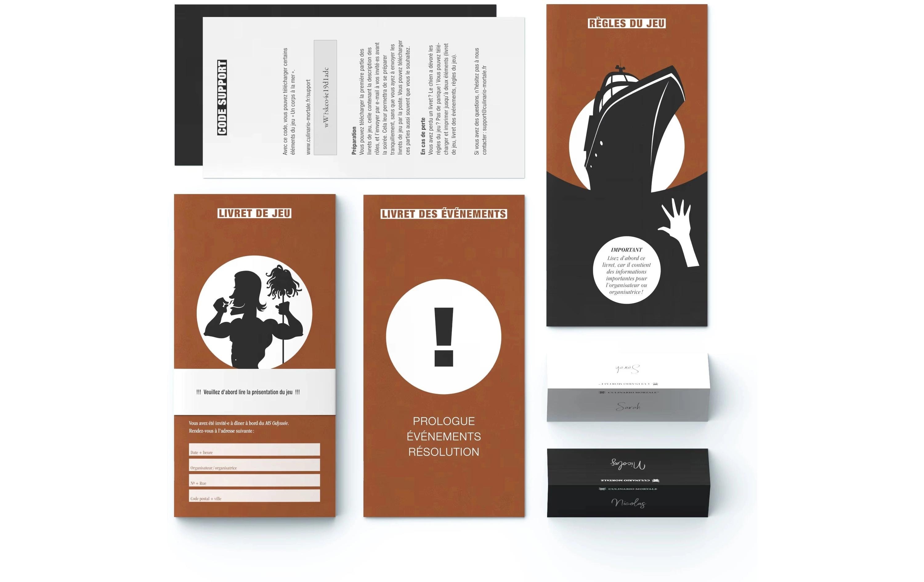 Culinario Mortale Partyspiel Un corps à la mer