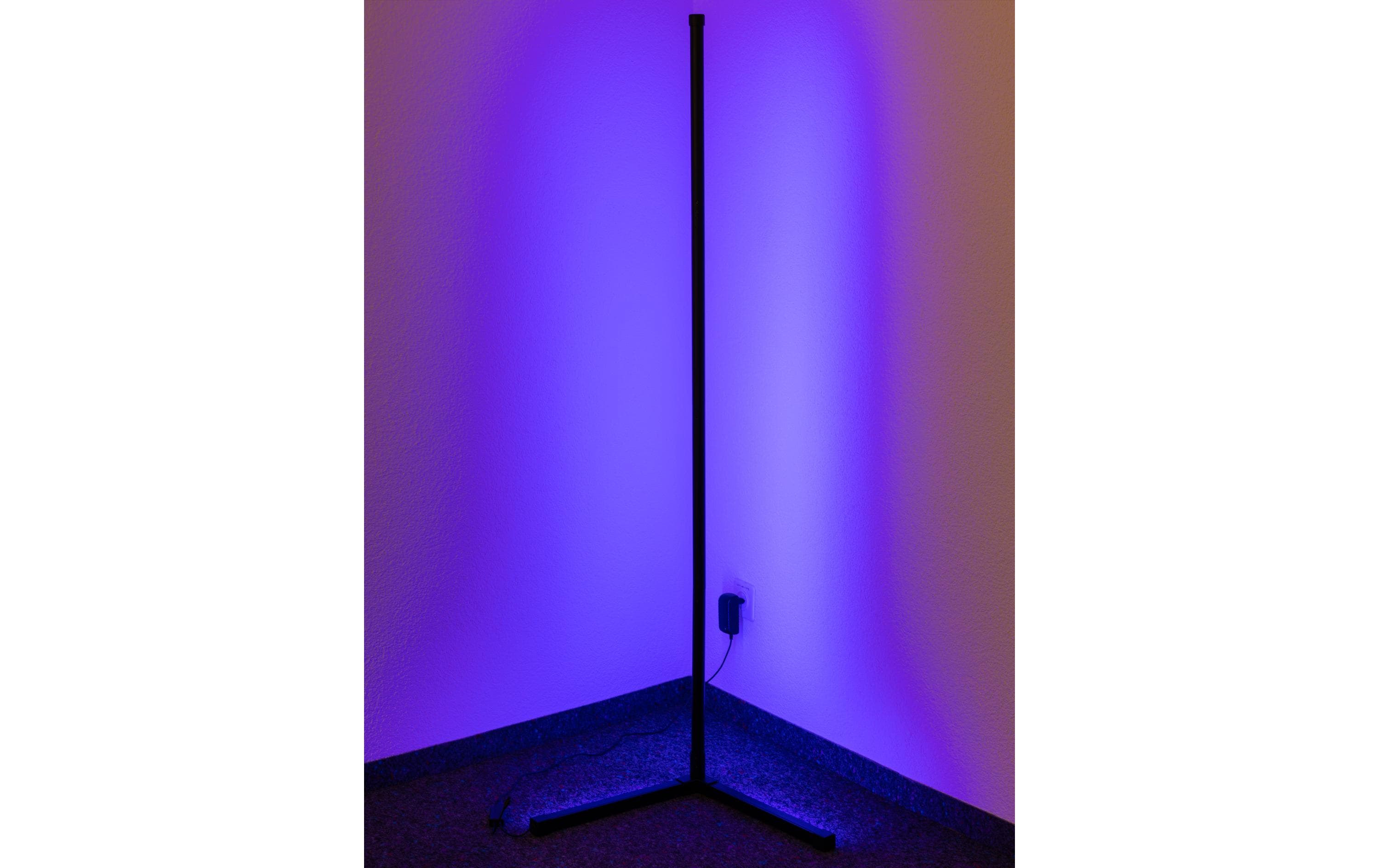 FTM Stehleuchte LED Ambilight, Triangle, RGBW, Schwarz