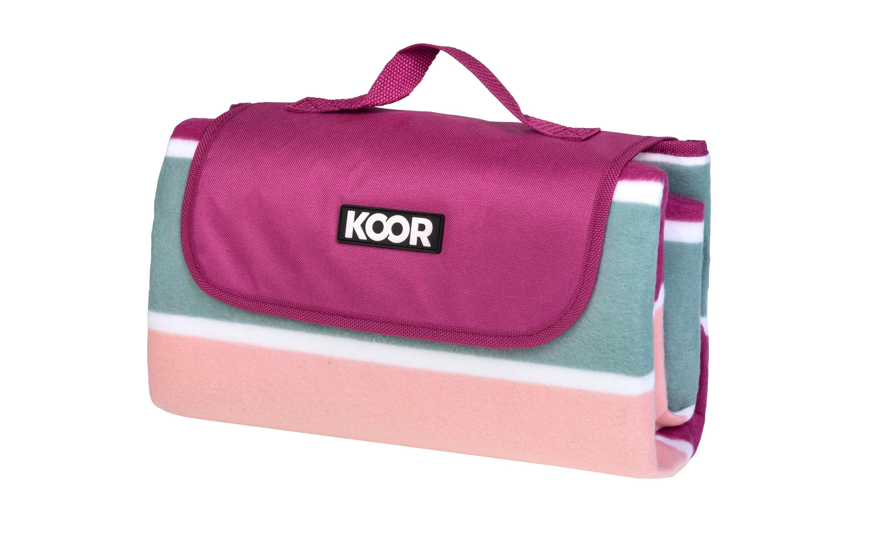 KOOR Picknickdecke Lido-Magenta 135 x 160 cm KOOR Picknickdecke Lido-Magenta 135 x 160 cm