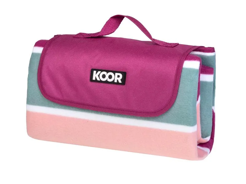 KOOR Picknickdecke Lido-Magenta 135 x 160 cm KOOR Picknickdecke Lido-Magenta 135 x 160 cm