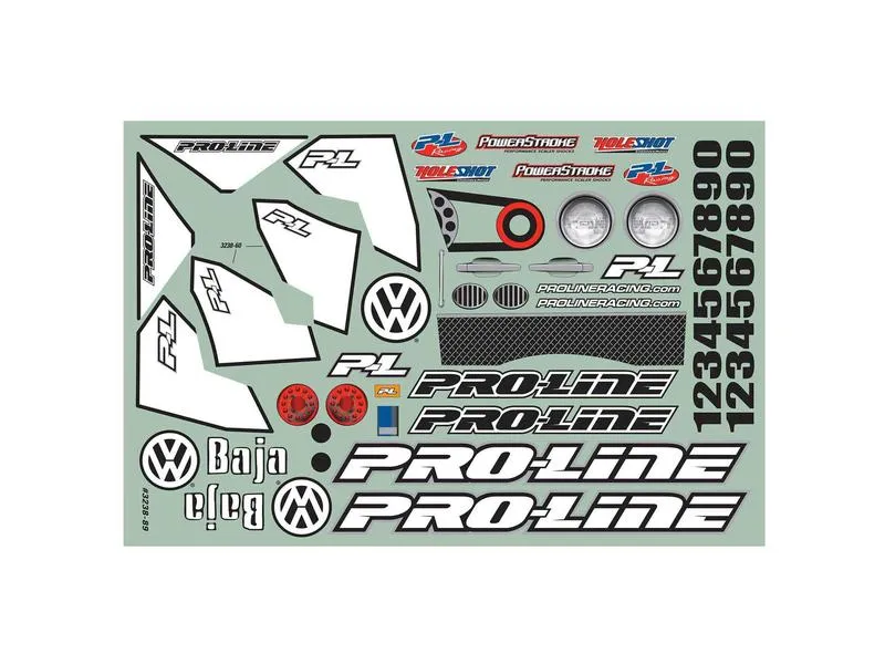 Proline Karosserie VW Baja Bug Short Course unlackiert, 1:10 Proline Karosserie VW Baja Bug Short Course unlackiert, 1:10