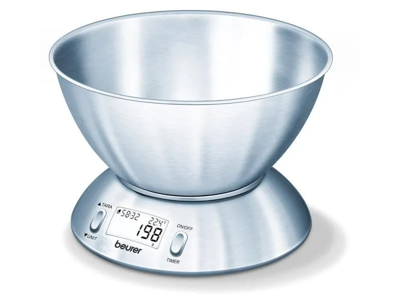Beurer Küchenwaage KS54 Silber