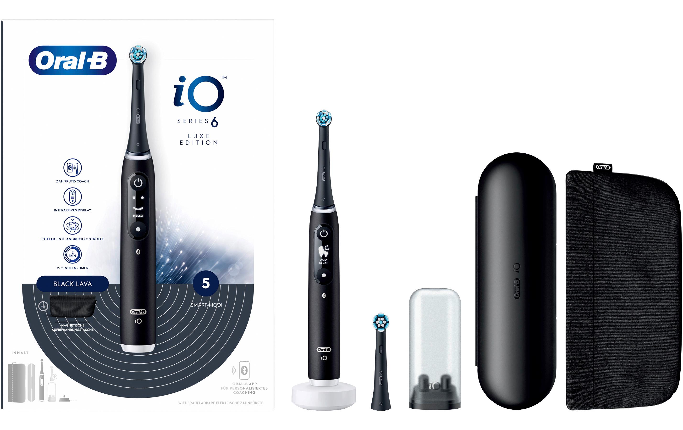 Oral-B Elektrische Zahnbürste iO Series6 Black Lava