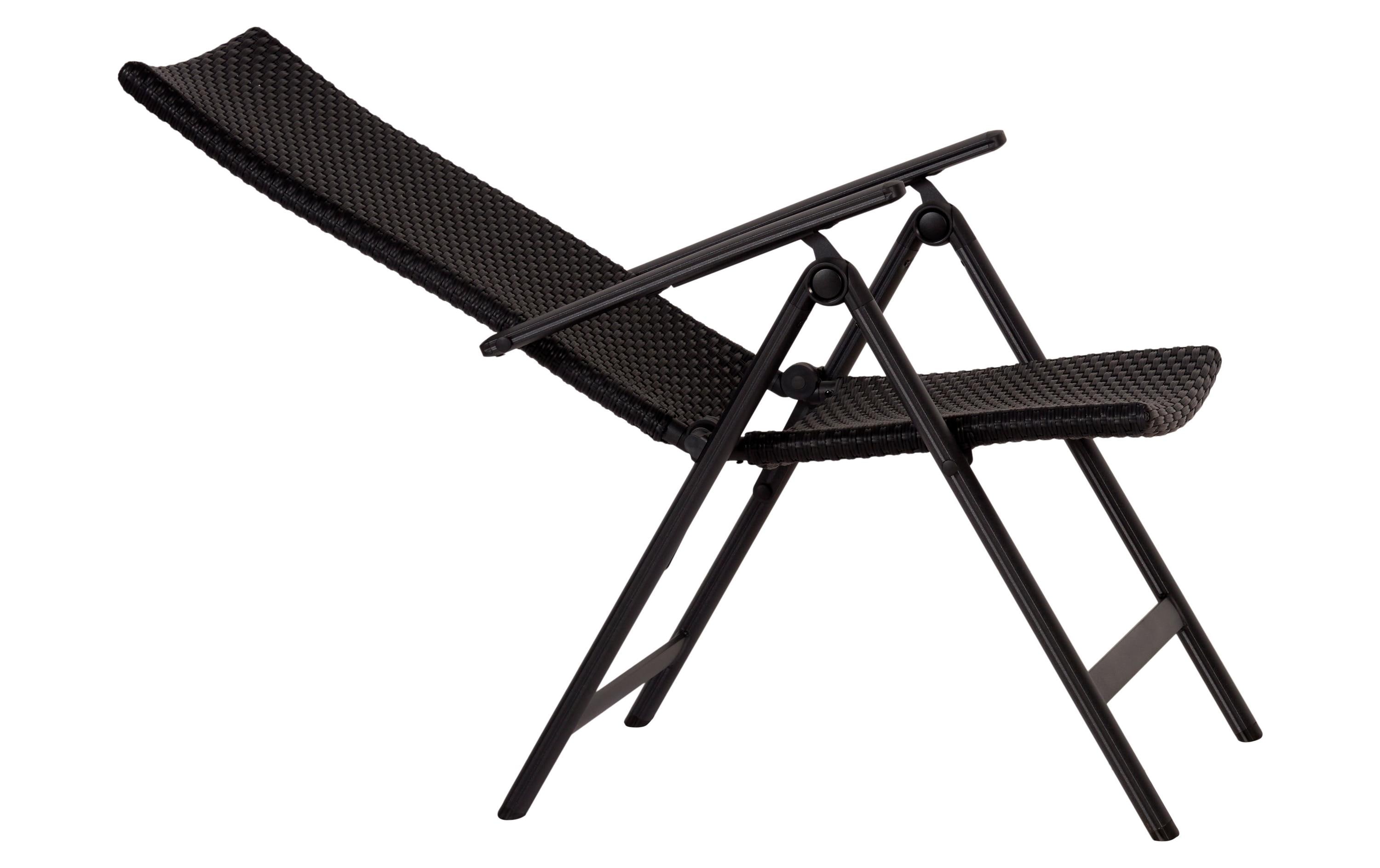 Schou Gartenstuhl Lise Positon 59 x 75 x 108cm – Schwarz
