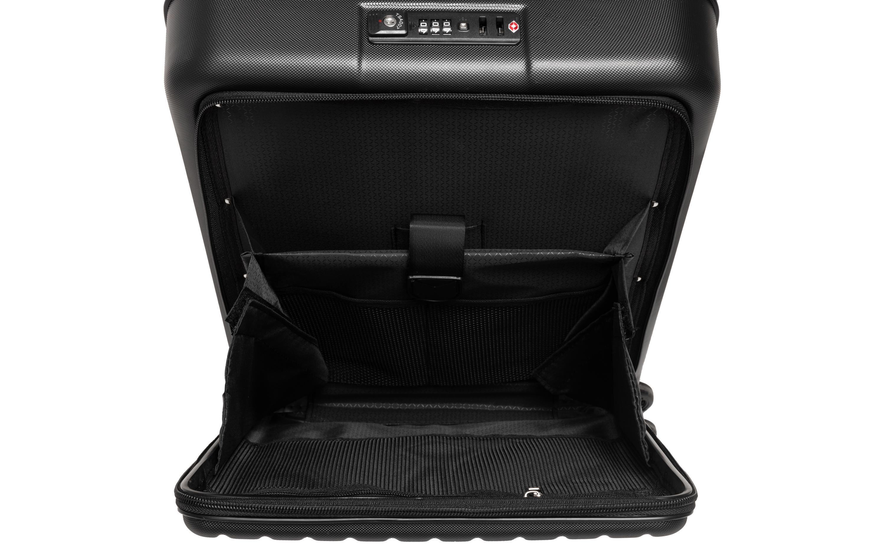 KOOR Reisekoffer Malea 39.5 L, Schwarz