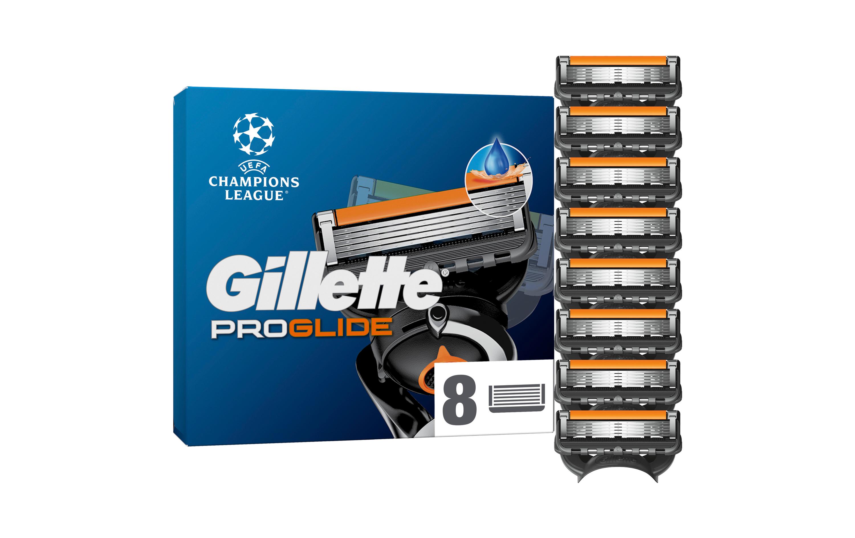 Gillette Herrenrasierer Fusion5 mit Ersatzklingen & Reiseschutzkappe