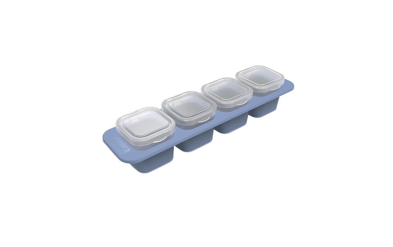 Rotho Vorratsdose Domino 4 x 0.05 l, Blau