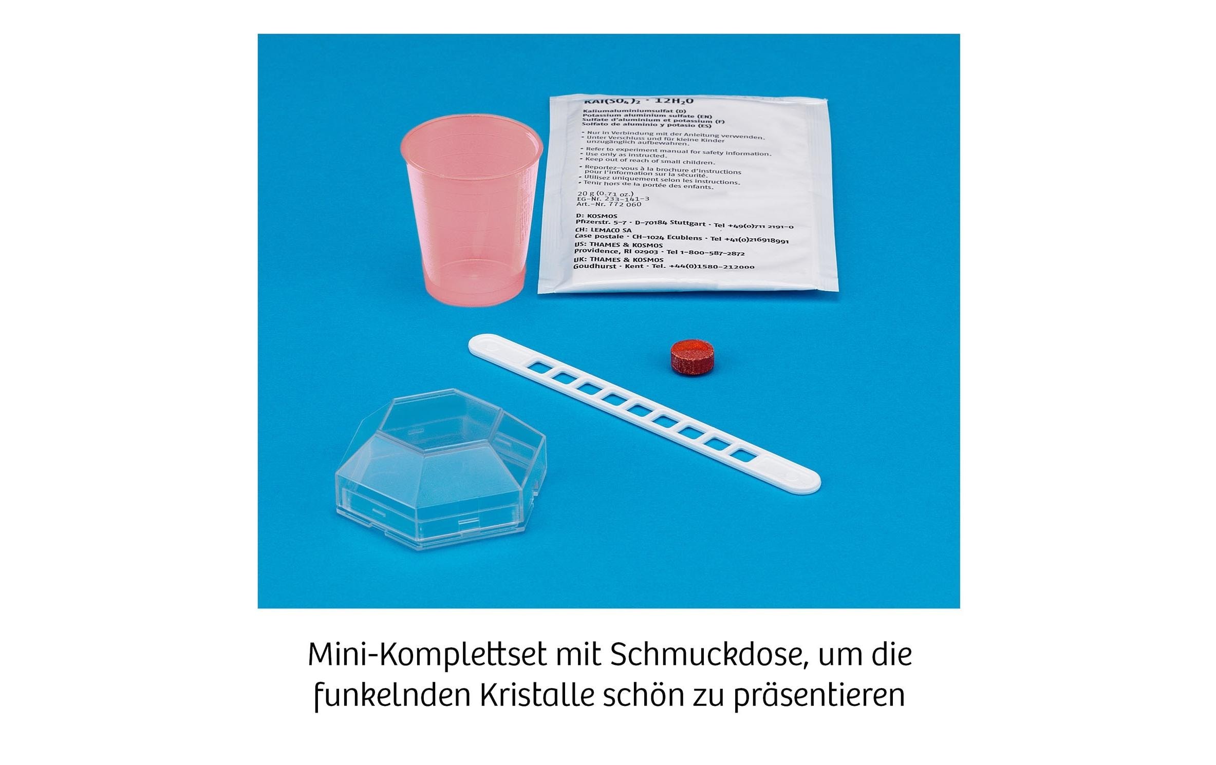 Kosmos Experimentierkasten Rote Kristalle selbst züchten