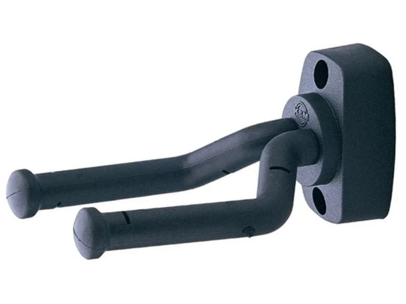 K&M Gitarren-Wandhalter 16280 Schwarz K&M Gitarren-Wandhalter 16280 Schwarz