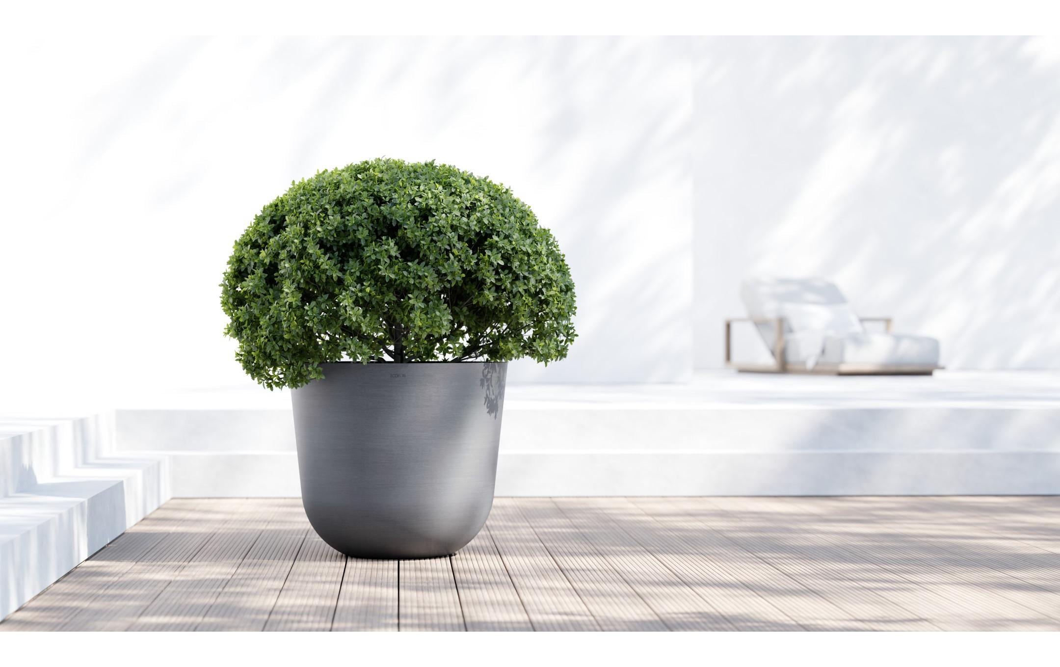 Ecopots Blumentopf Oslo Ø 65 cm Grau