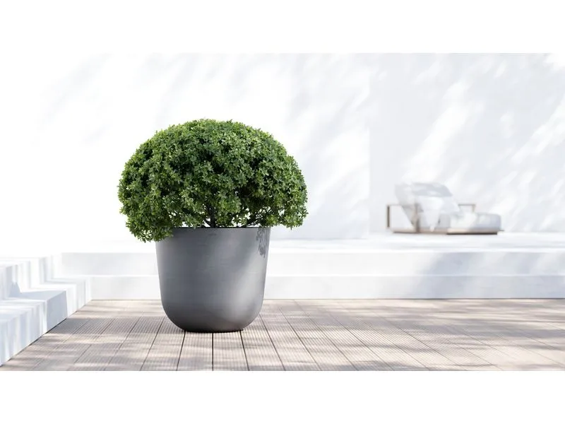 Ecopots Blumentopf Oslo Ø 65 cm Grau Ecopots Blumentopf Oslo Ø 65 cm Grau