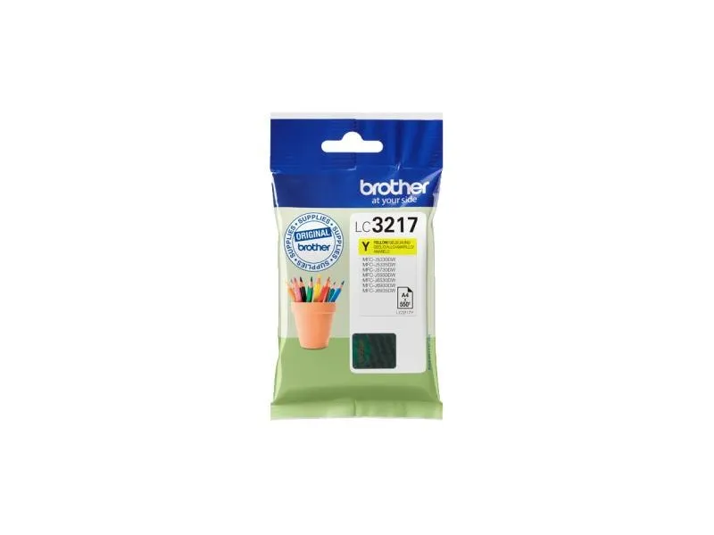 Brother Tinte Brother LC-3217Y Yellow Brother Tinte Brother LC-3217Y Yellow