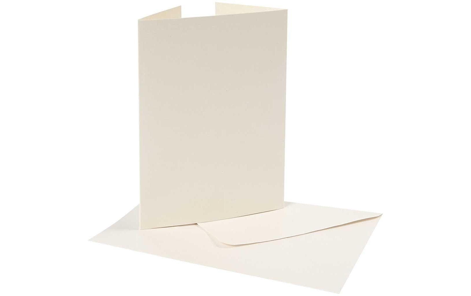 Creativ Company Blankokarte 10.5 x 15 cm Perlglanz, 10er Set Creativ Company Blankokarte 10.5 x 15 cm Perlglanz, 10er Set