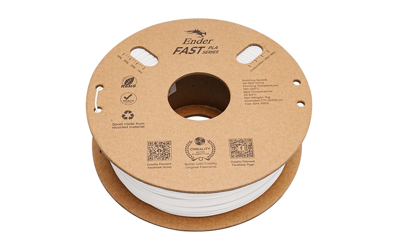 Creality Filament PLA Fast Weiss Creality Filament PLA Fast Weiss