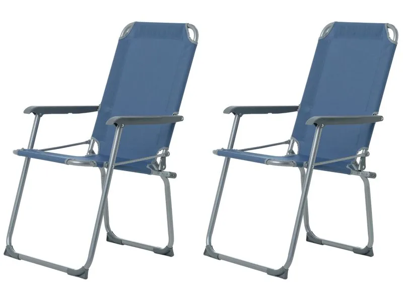 KOOR Campingstuhl Comodo Blu, 2 Stück