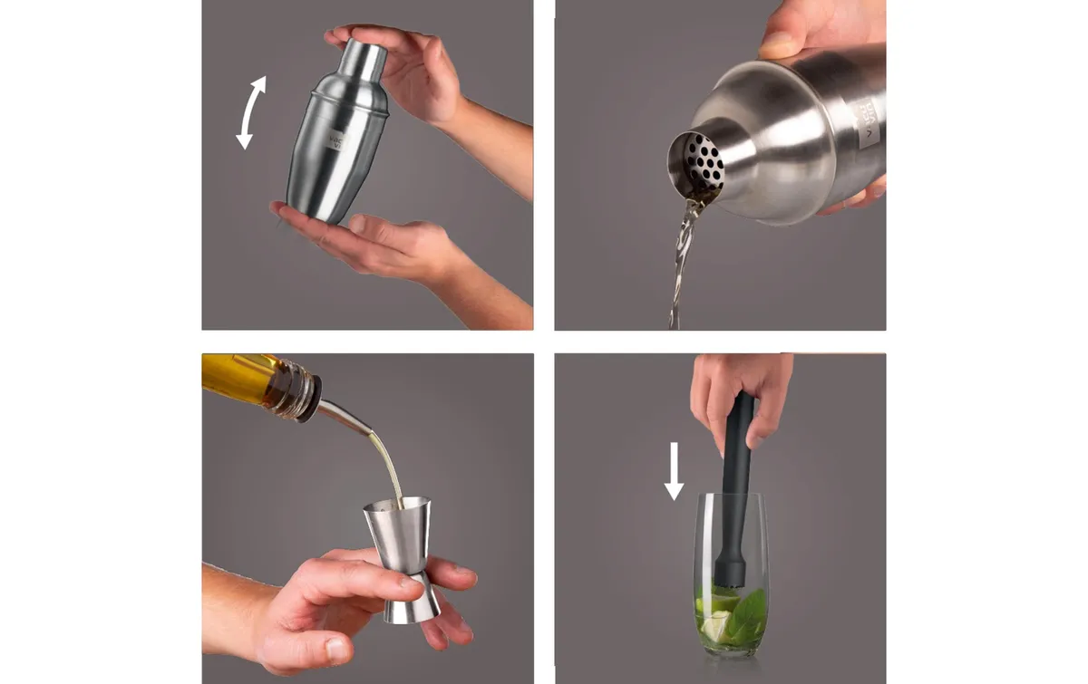 Vacuvin Drink Mixer Set 0.35 l, Silber Vacuvin Drink Mixer Set 0.35 l, Silber