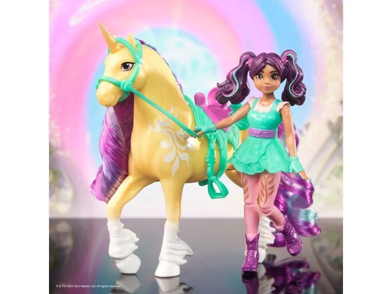 Spinmaster Unicorn Academy Ava Doll & Leaf Unicorn
