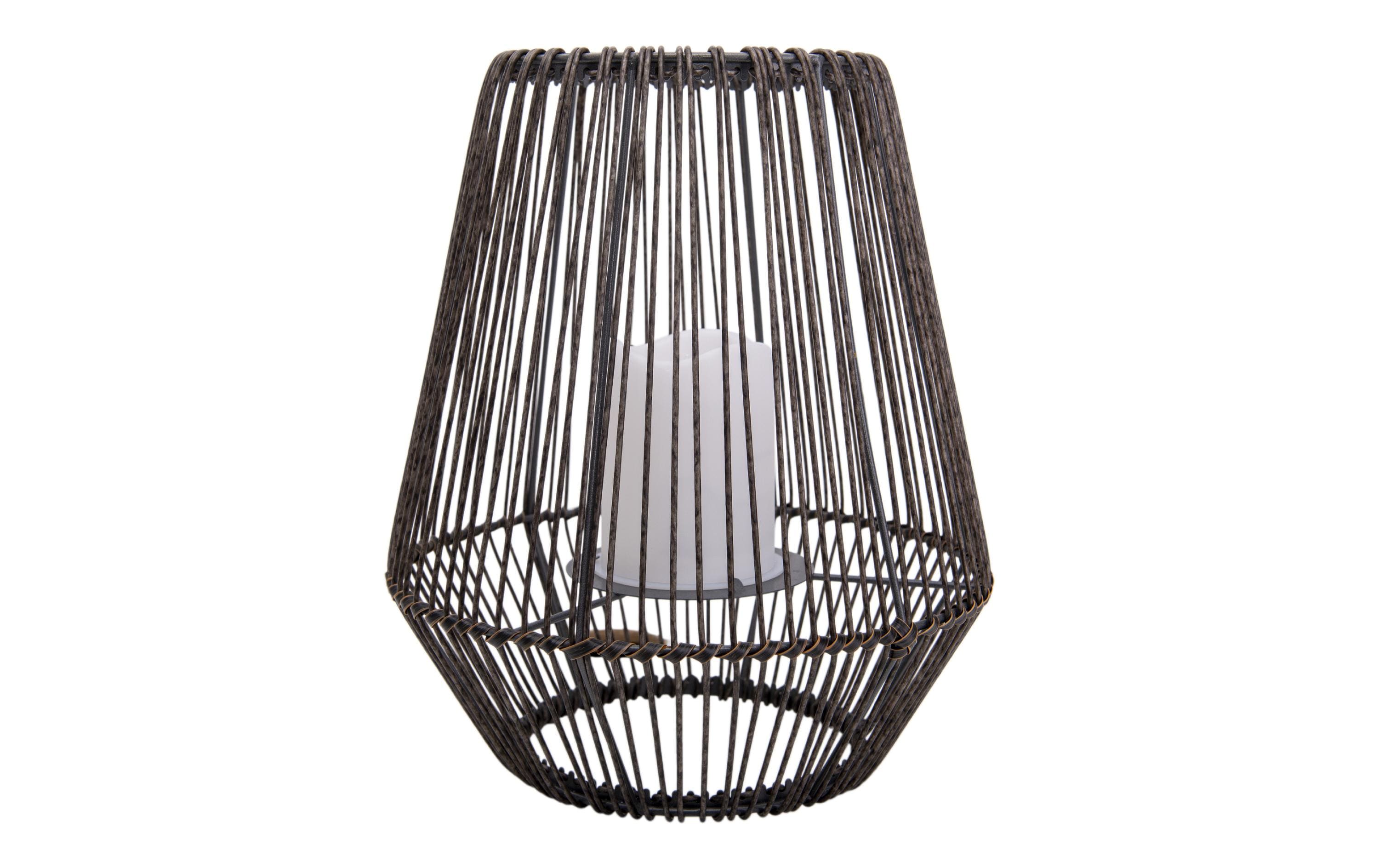 Näve Windlicht Deko-Solarleuchte, Braun Näve Windlicht Deko-Solarleuchte, Braun