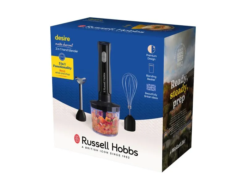 Russell Hobbs Stabmixer Desire 3 in 1 Anthrazit