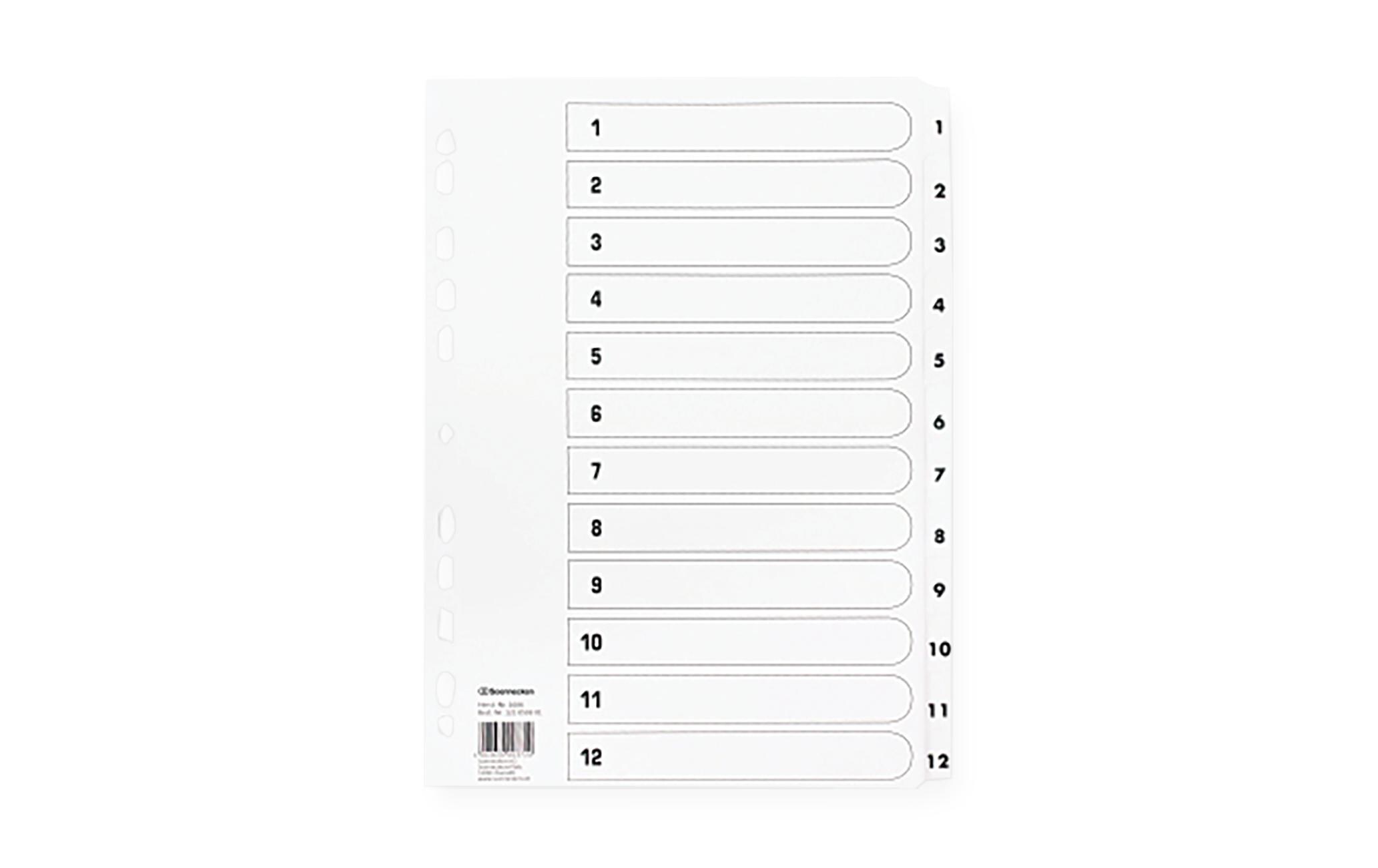 Soennecken Register 1-12