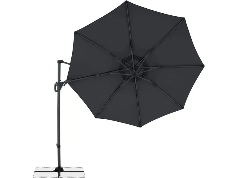 Doppler Sonnenschirm Life 310 Side - Anthrazit Doppler Sonnenschirm Life 310 Side - Anthrazit