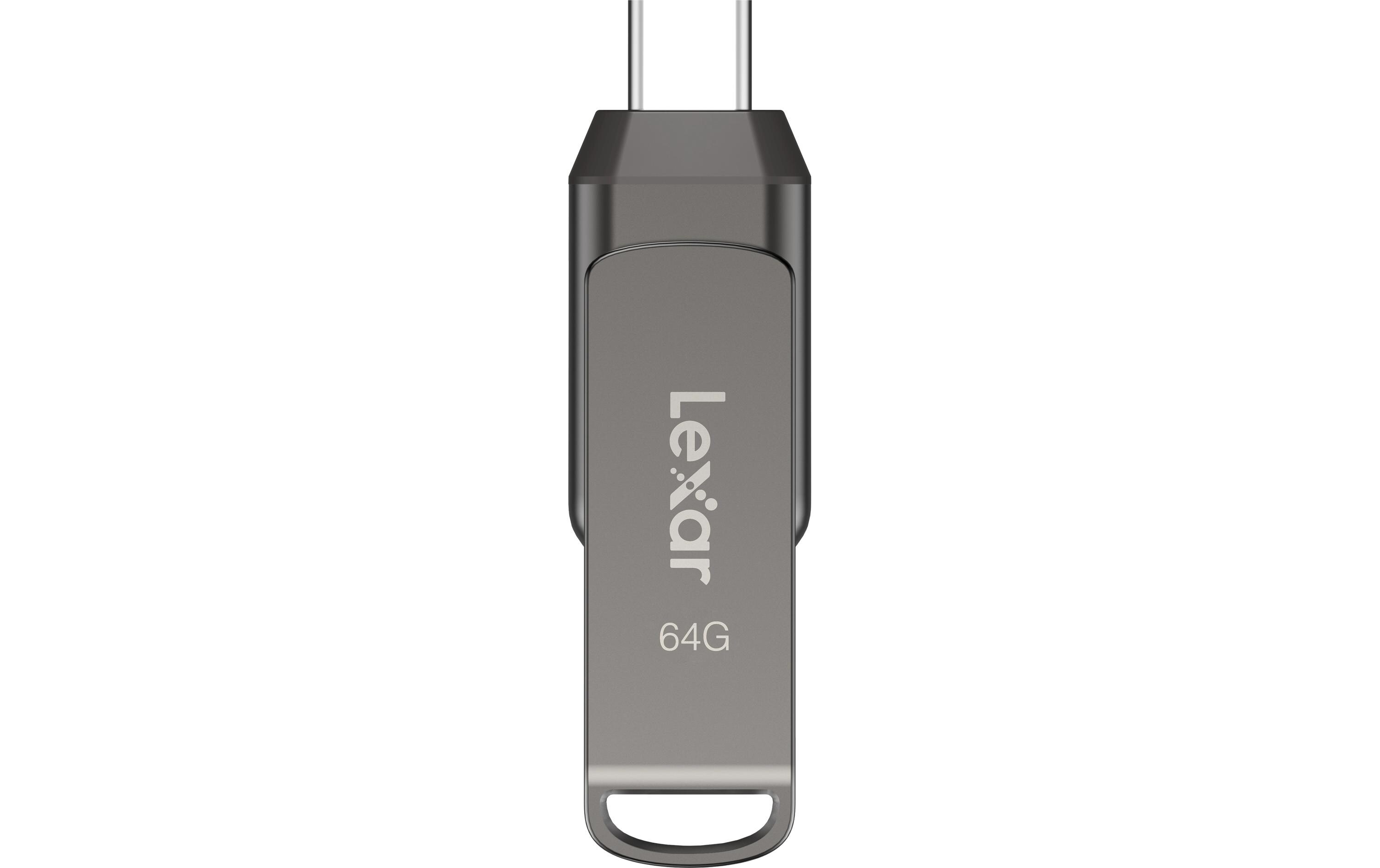 Lexar USB-Stick JumpDrive Dual Drive D400 64 GB