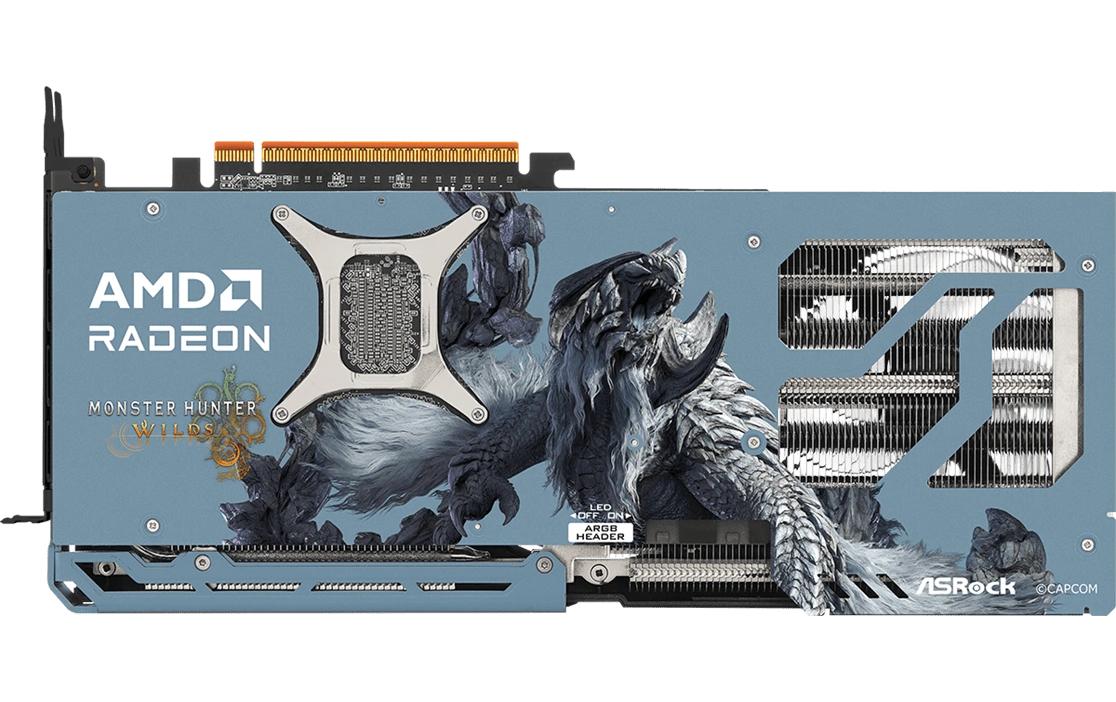 ASRock AMD Radeon RX 9070 XT Monster Hunter Wilds Edition 16GB