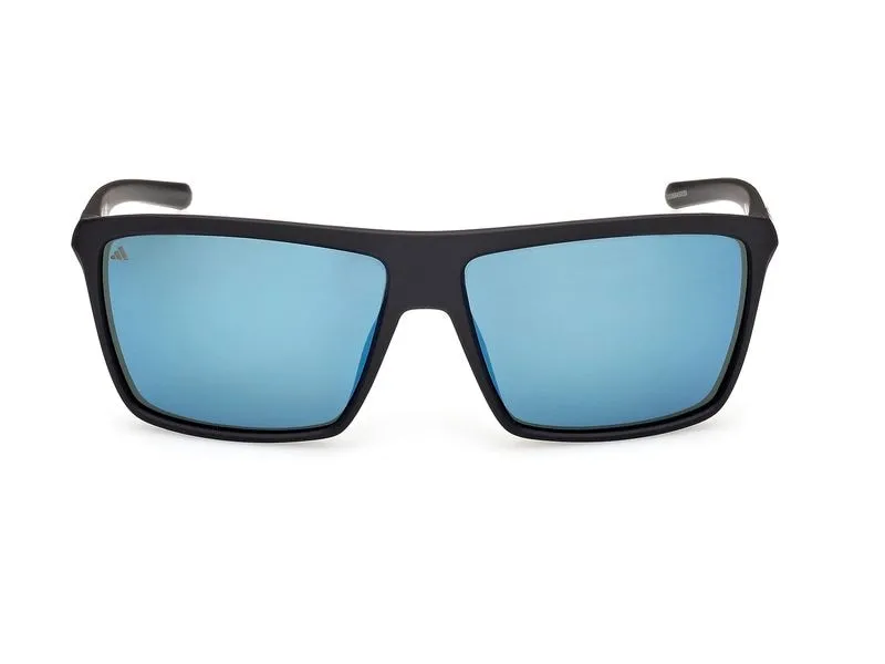 adidas ES0002 Sport Sonnenbrille Matte Black, Blue