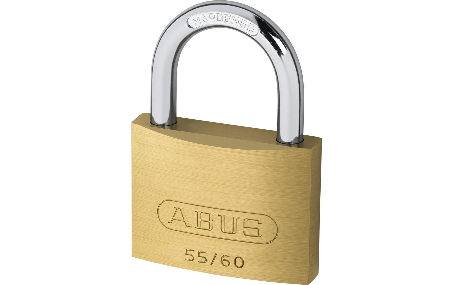 Abus Vorhängeschloss 55/60 Gold Messing Abus Vorhängeschloss 55/60 Gold Messing