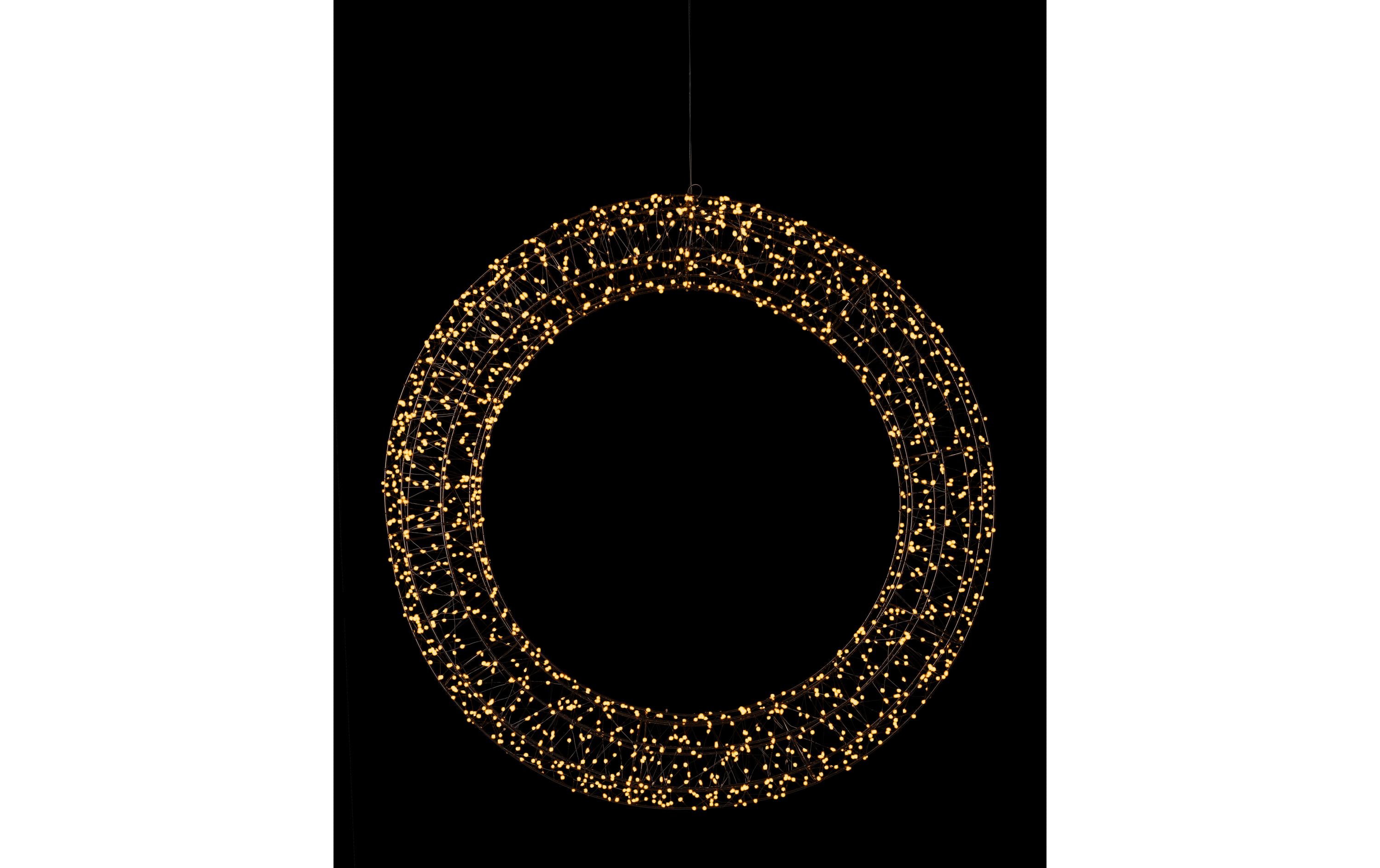 STT LED Engelskranz Nero 1800 LED, Ø 78 cm, 15 W