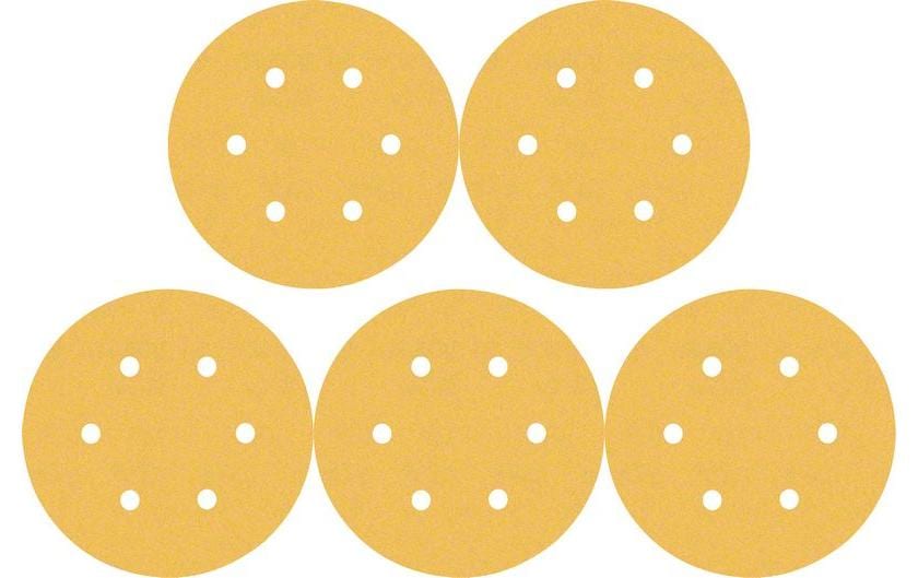 Bosch Professional Schleifpapier EXPERT C470, 150 mm, G 60, 5-tlg.