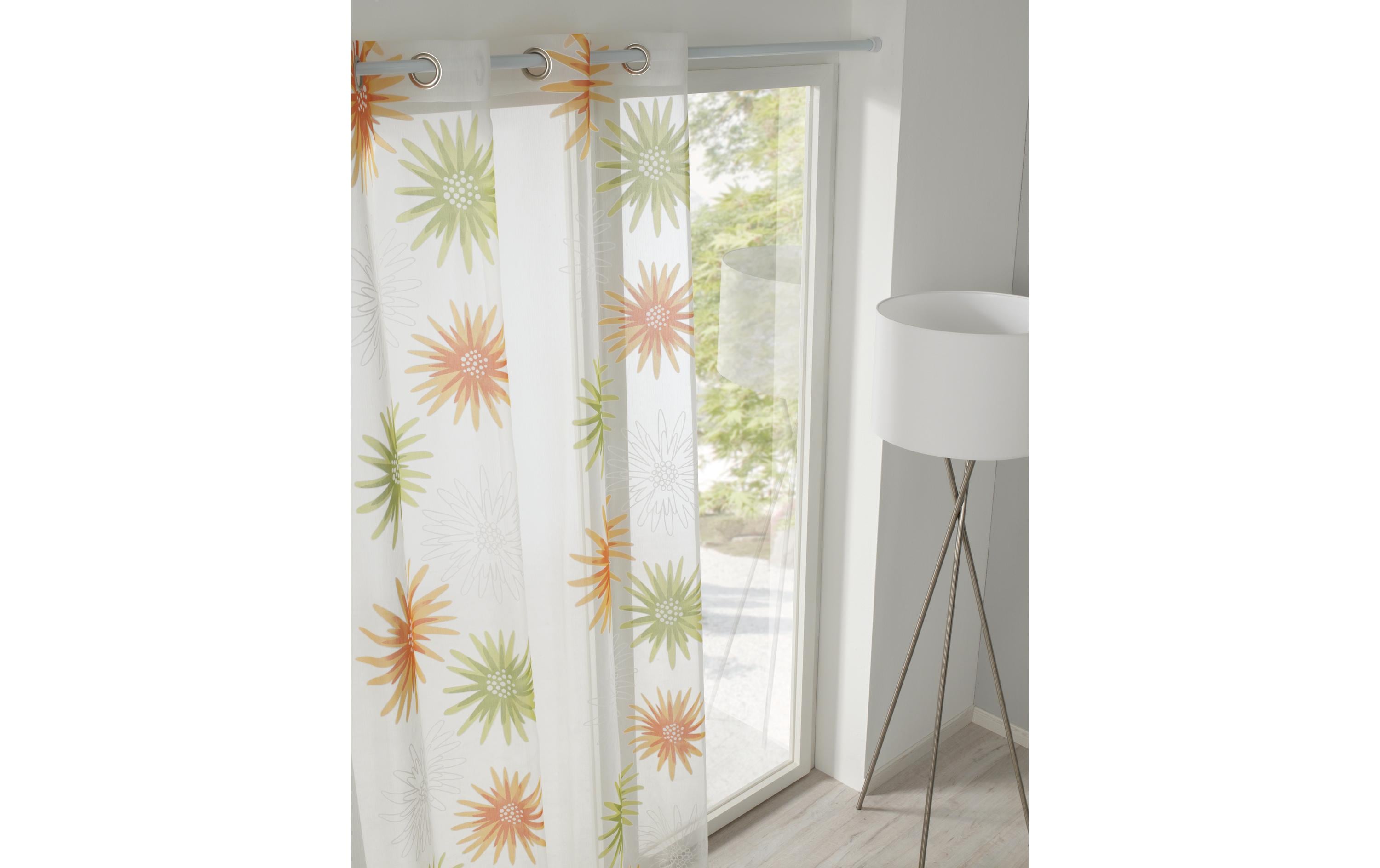 Gardinia Klemmstange 80-130 cm, Ø 23/26 mm Weiss