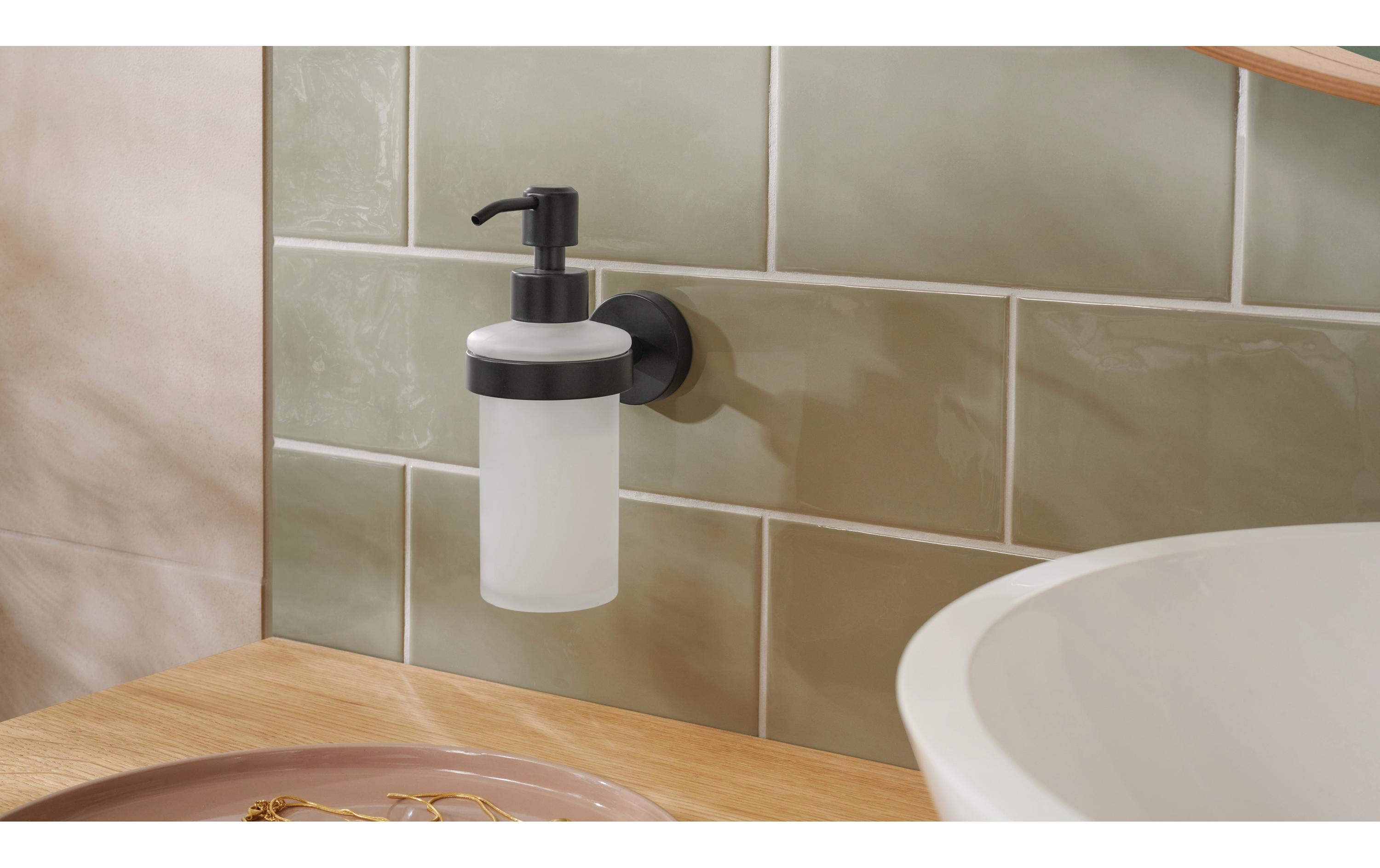 tesa Wandseifenspender Moon Grey 200 ml, Grau