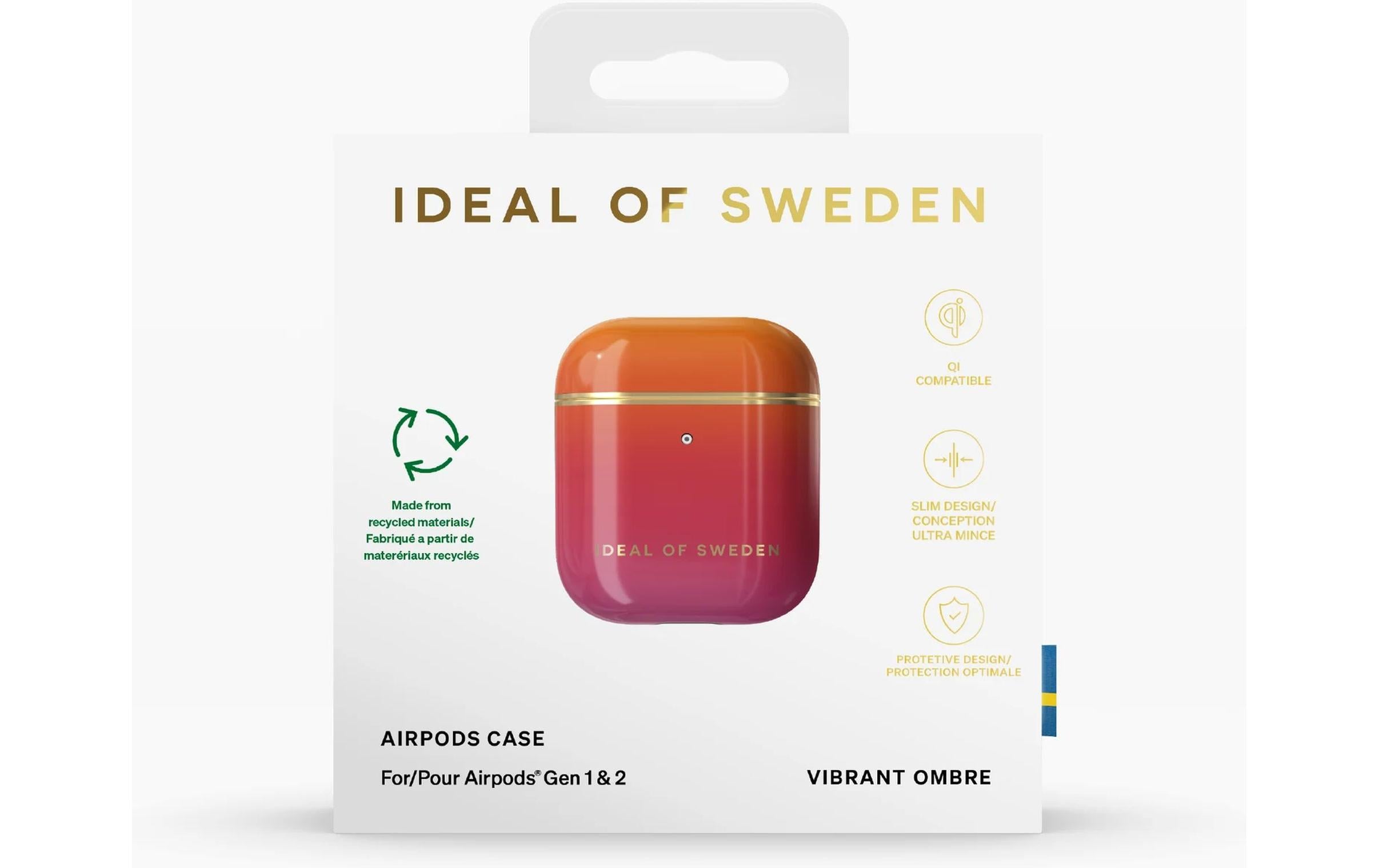 Ideal of Sweden Transportcase Vibrant Ombre für AirPods 1 st/2nd Gen. Rot