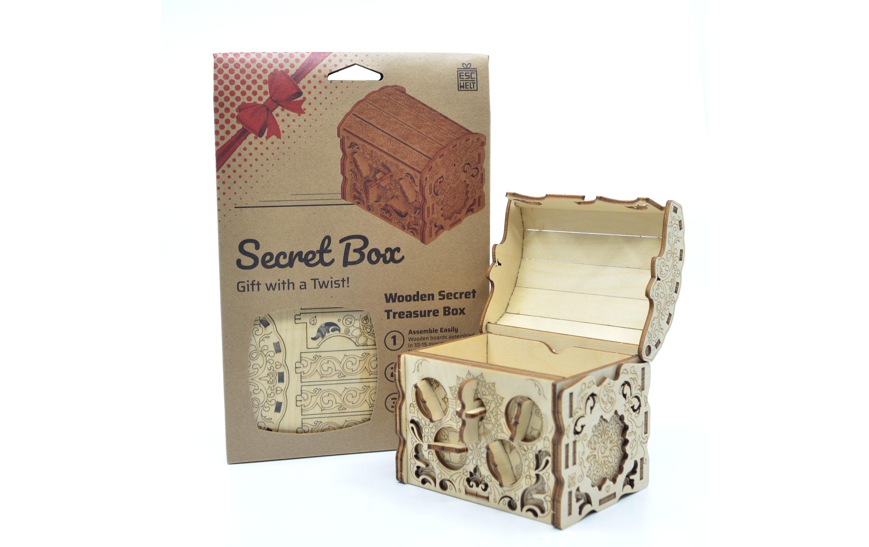 Escape Welt Rätselspiel Secret Box «Treasure»