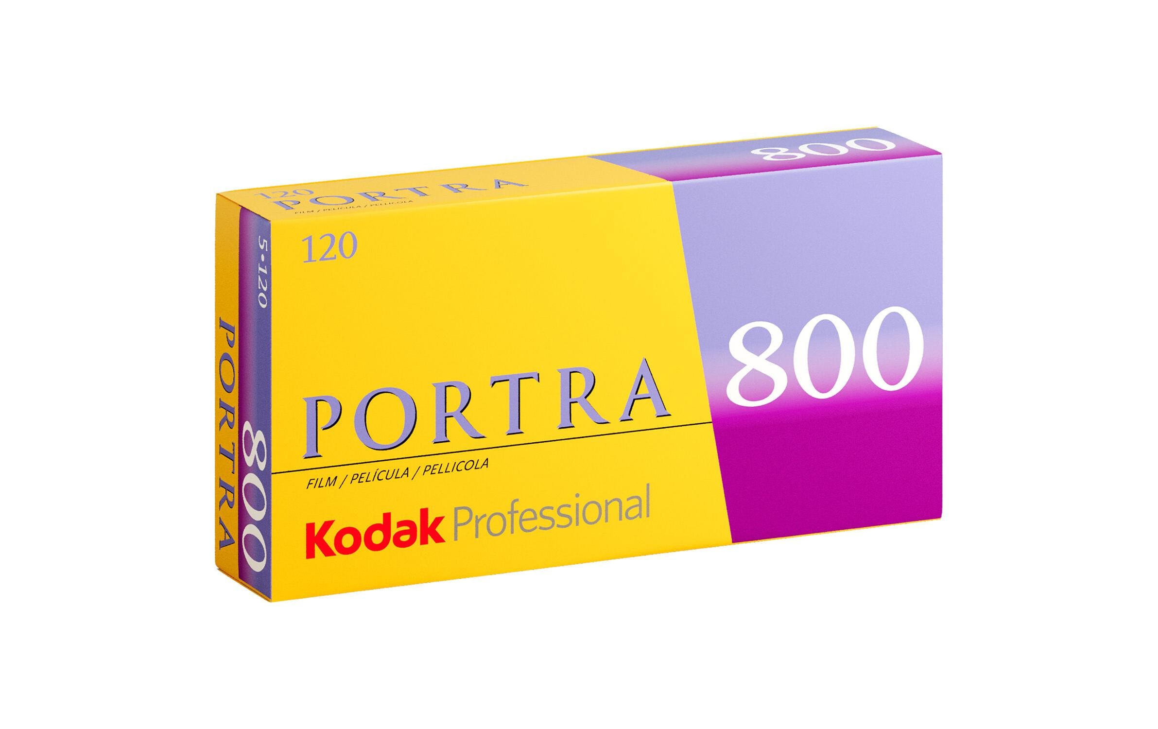 Kodak Analogfilm Portra 800 120 5er Pack