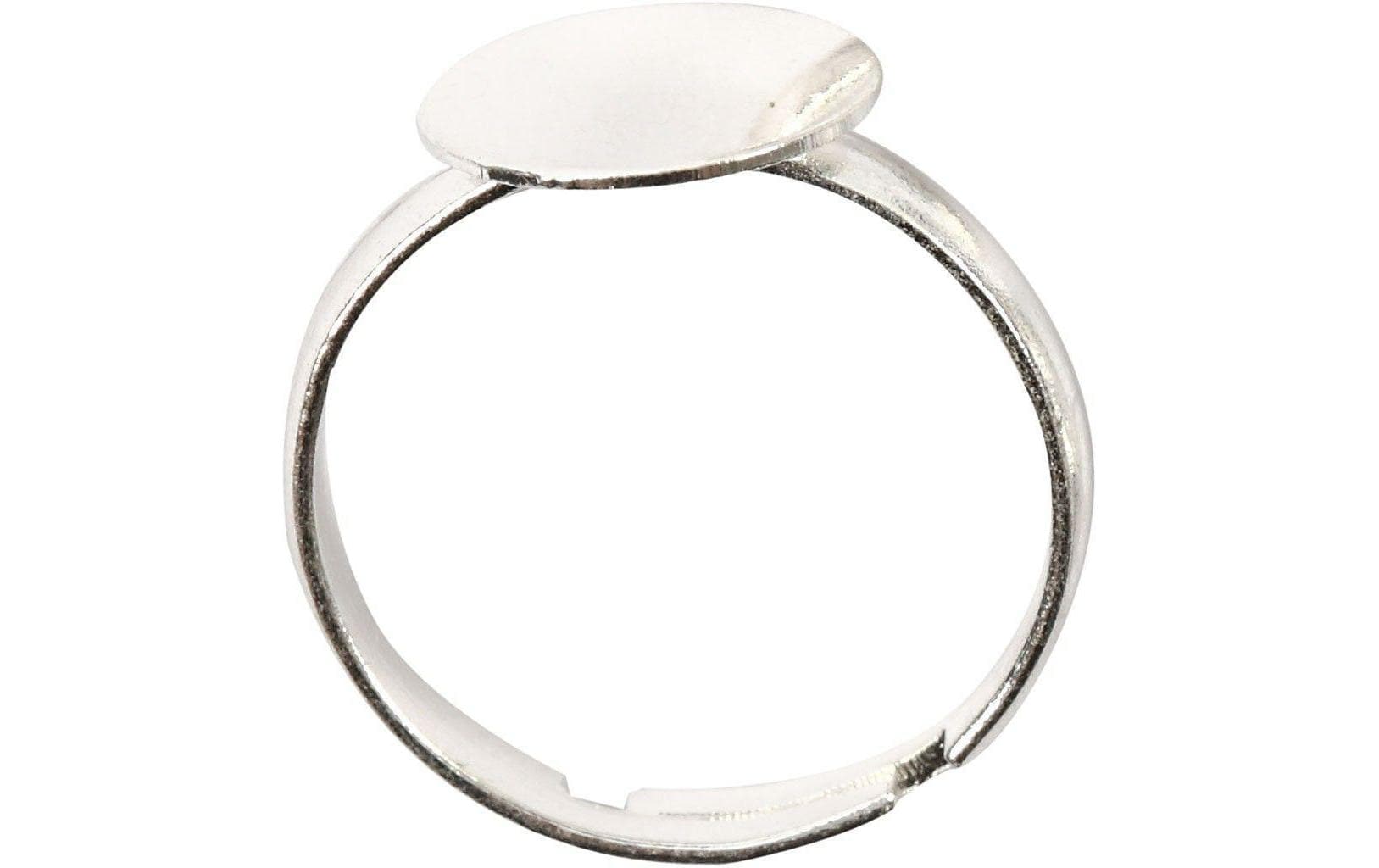 Creativ Company Fingerring Versilbert, 3 Stk. Creativ Company Fingerring Versilbert, 3 Stk.