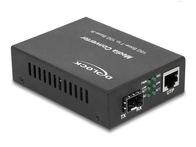Delock Medienkonverter 10GBase-R SFP+ zu 10GBase-T RJ45
