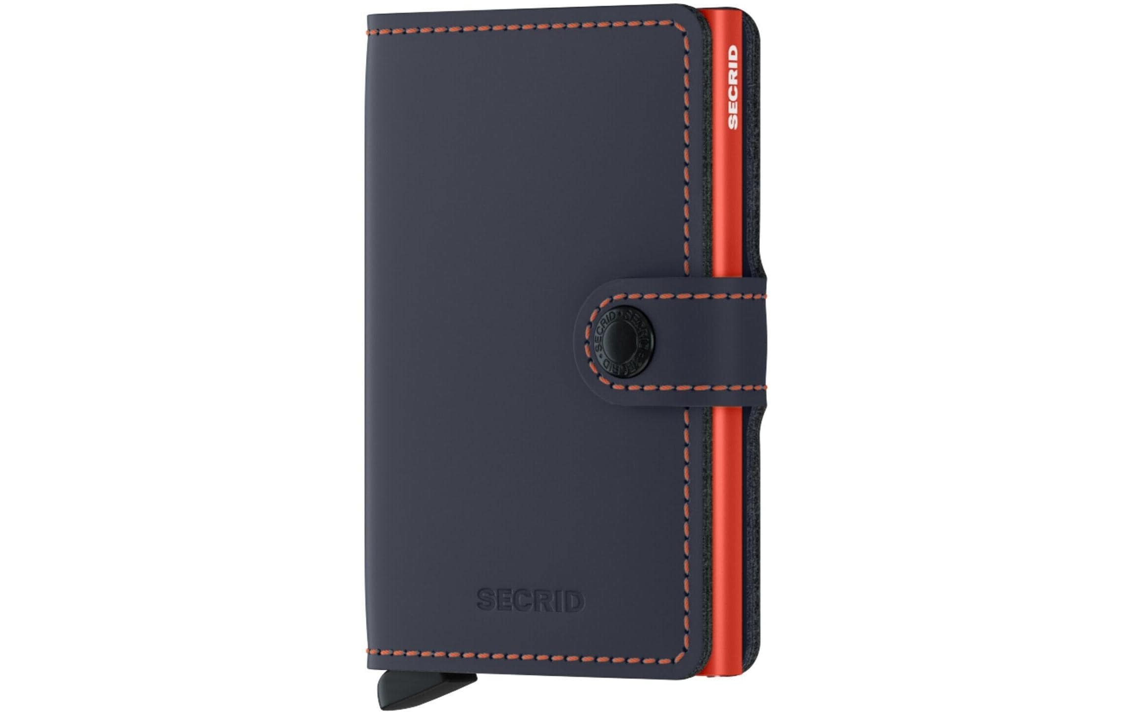 SECRID Portemonnaie Miniwallet Matte Nightblue Orange