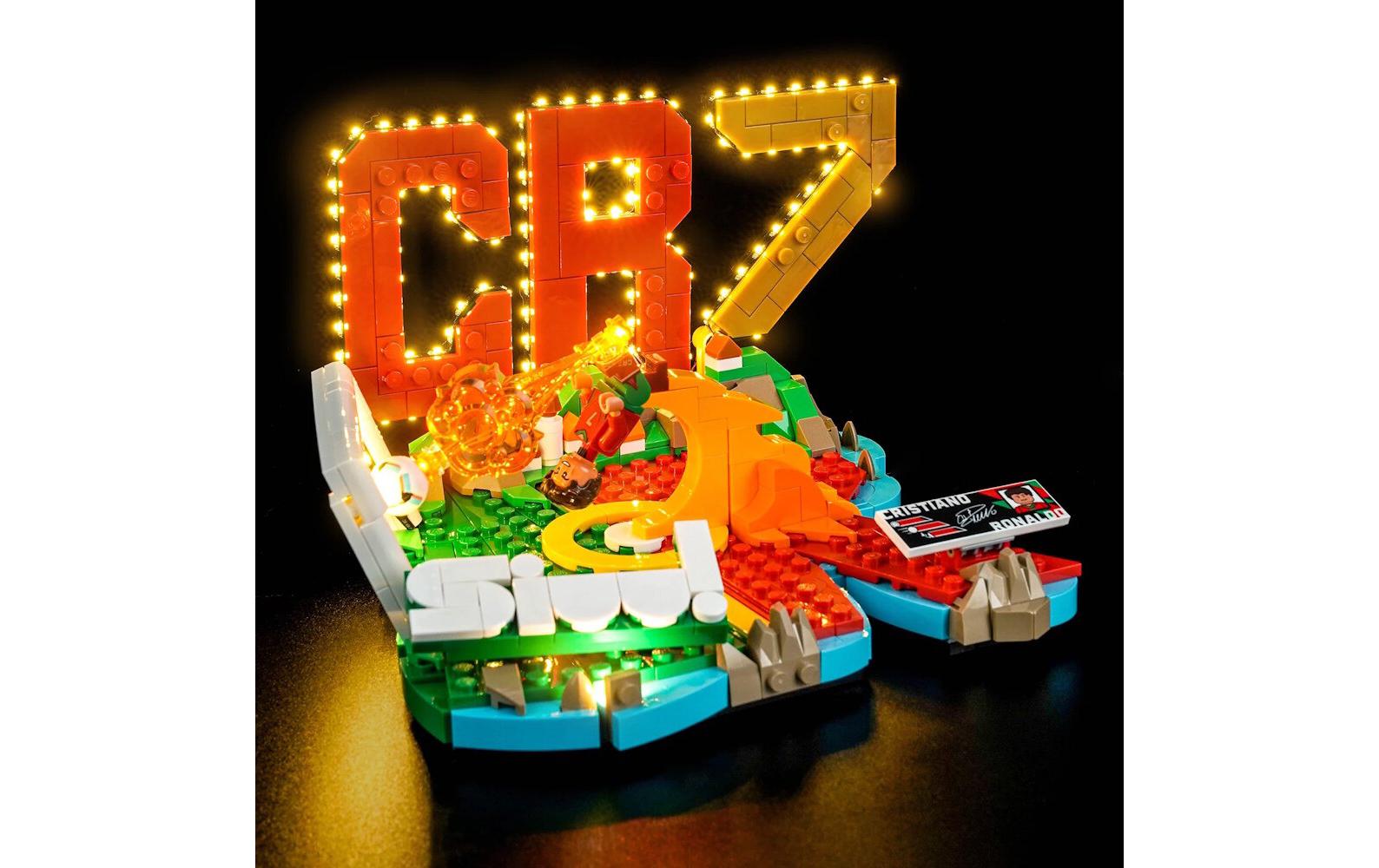 BrickBling BB LED Beleuchtungs-Set für LEGO® 43012 Cristiano Ronaldo
