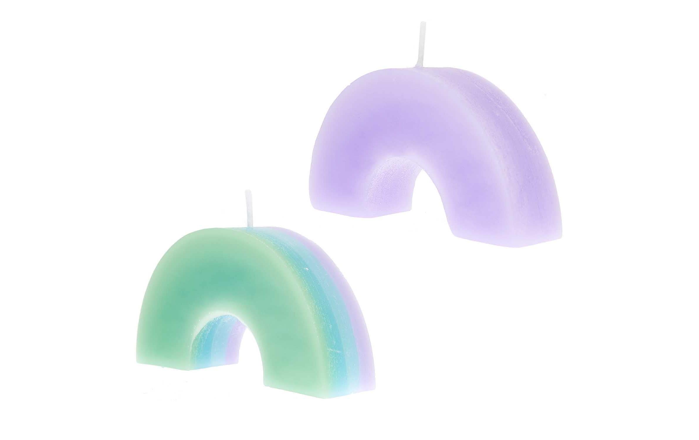 Rico Design Kerzengiessform Regenbogen flach, 118 x 69 x 30 mm