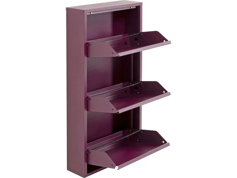 Kare Schuhschrank Caruso 3, Beere Kare Schuhschrank Caruso 3, Beere