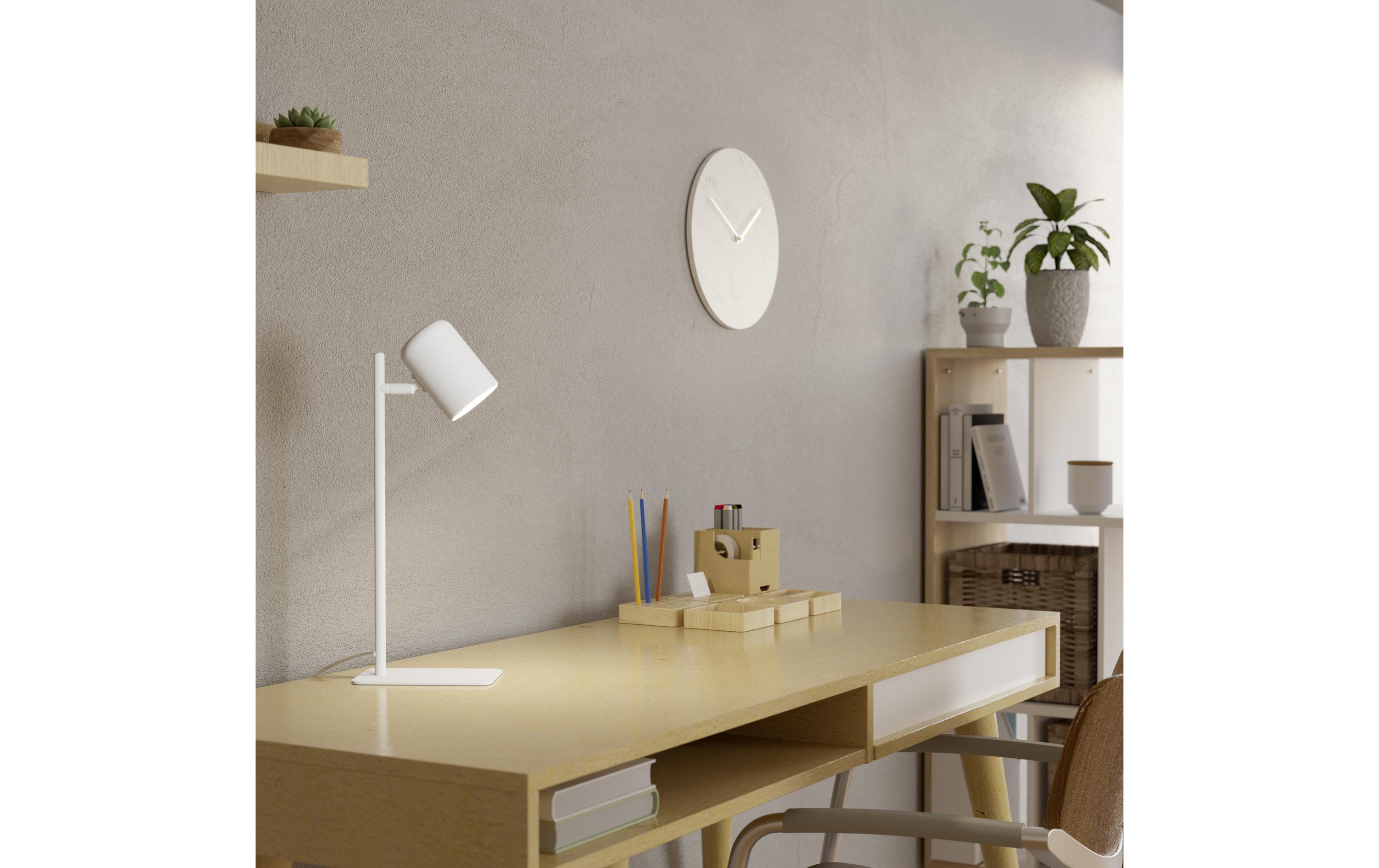 EGLO Leuchten Tischleuchte Tischleuchte CEPPINO Weiss GU10 1 x 4.5W EGLO Leuchten Tischleuchte Tischleuchte CEPPINO Weiss GU10 1 x 4.5W